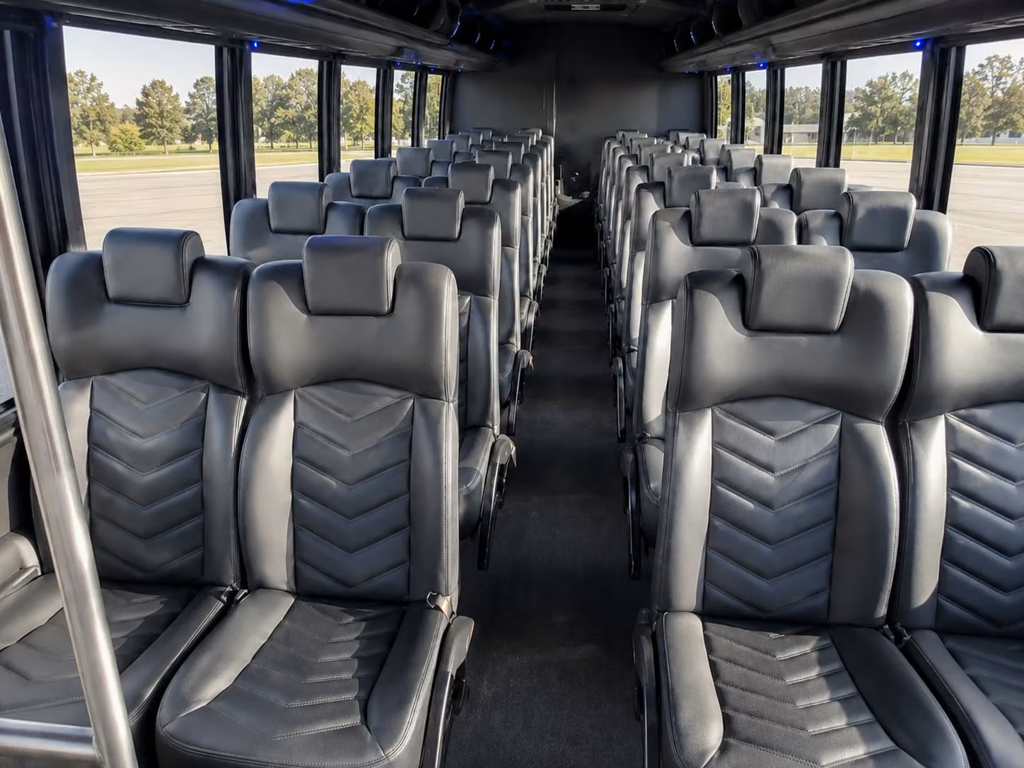 15 passenger minibus interior