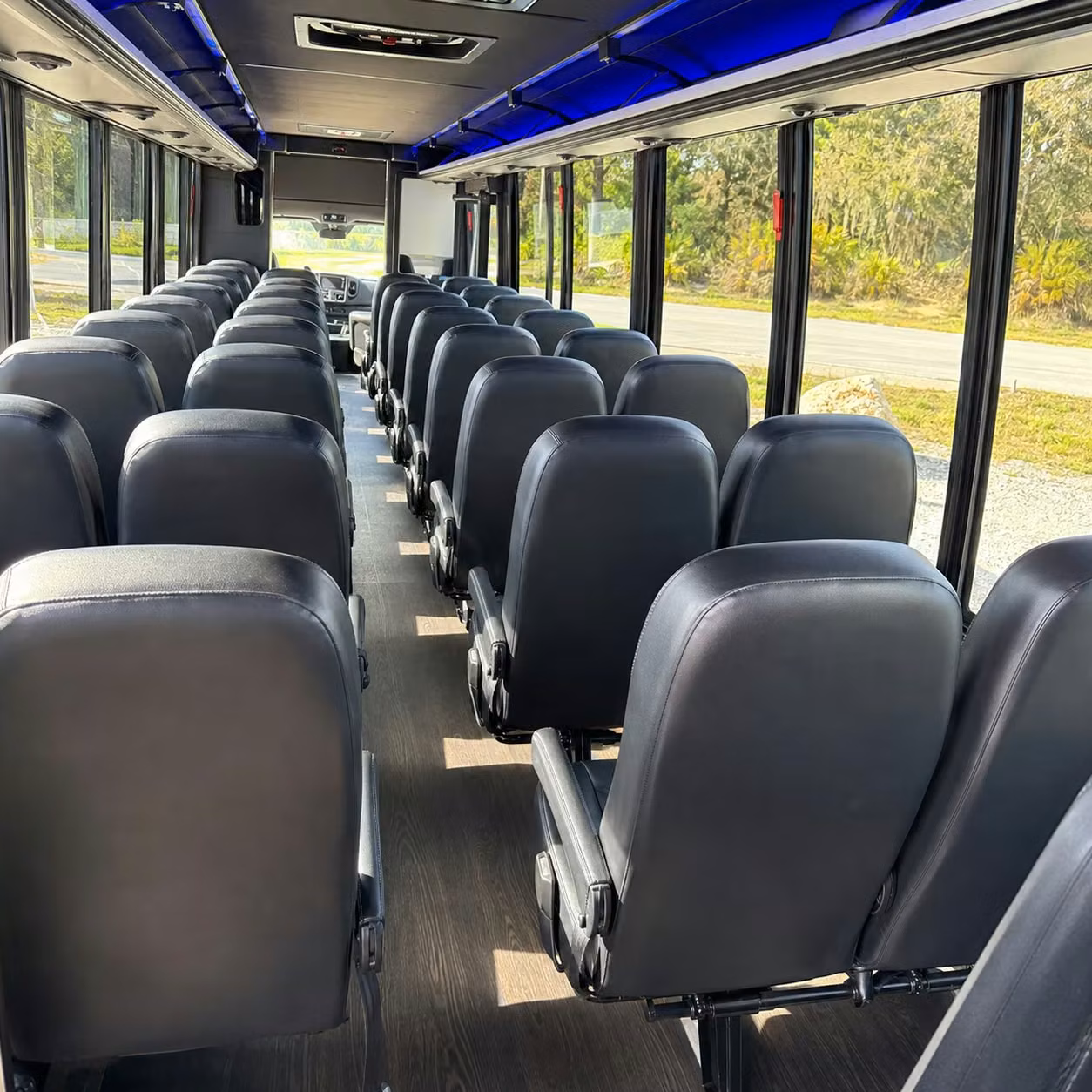 30 passenger minibus interior