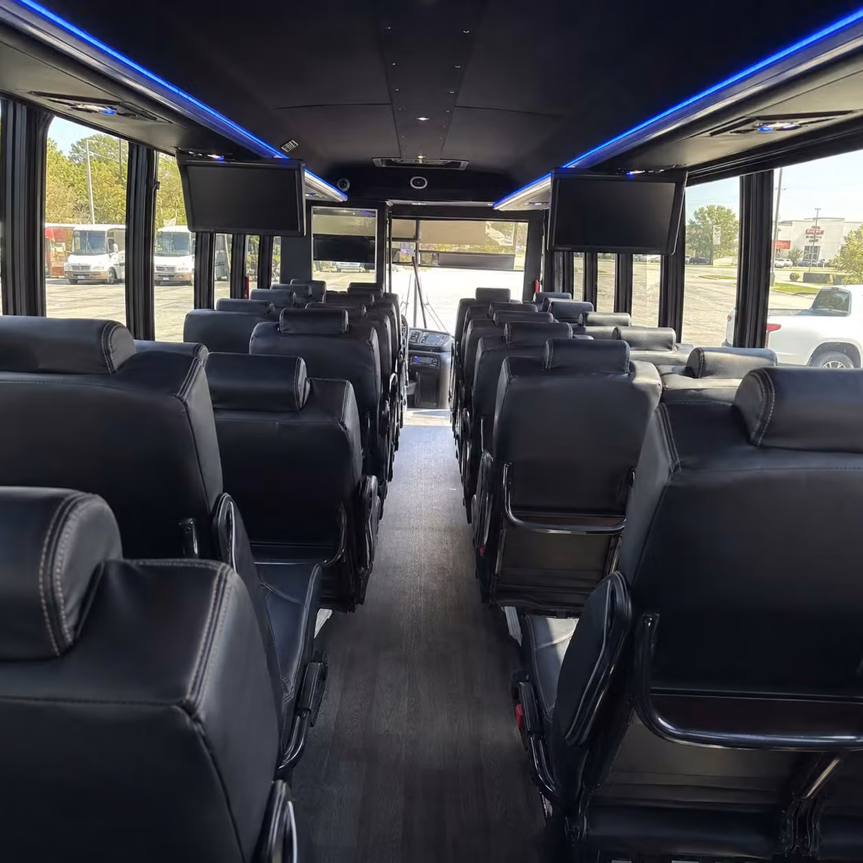 35 passenger minibus inside