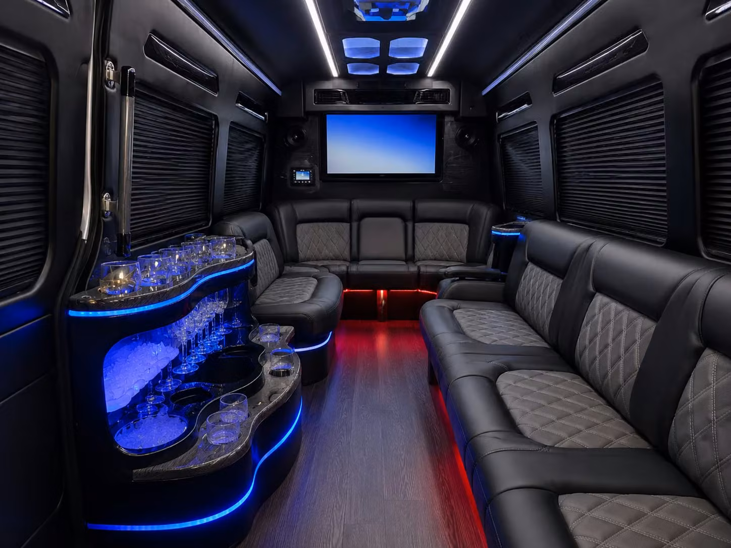 bus rental options for summerville trips