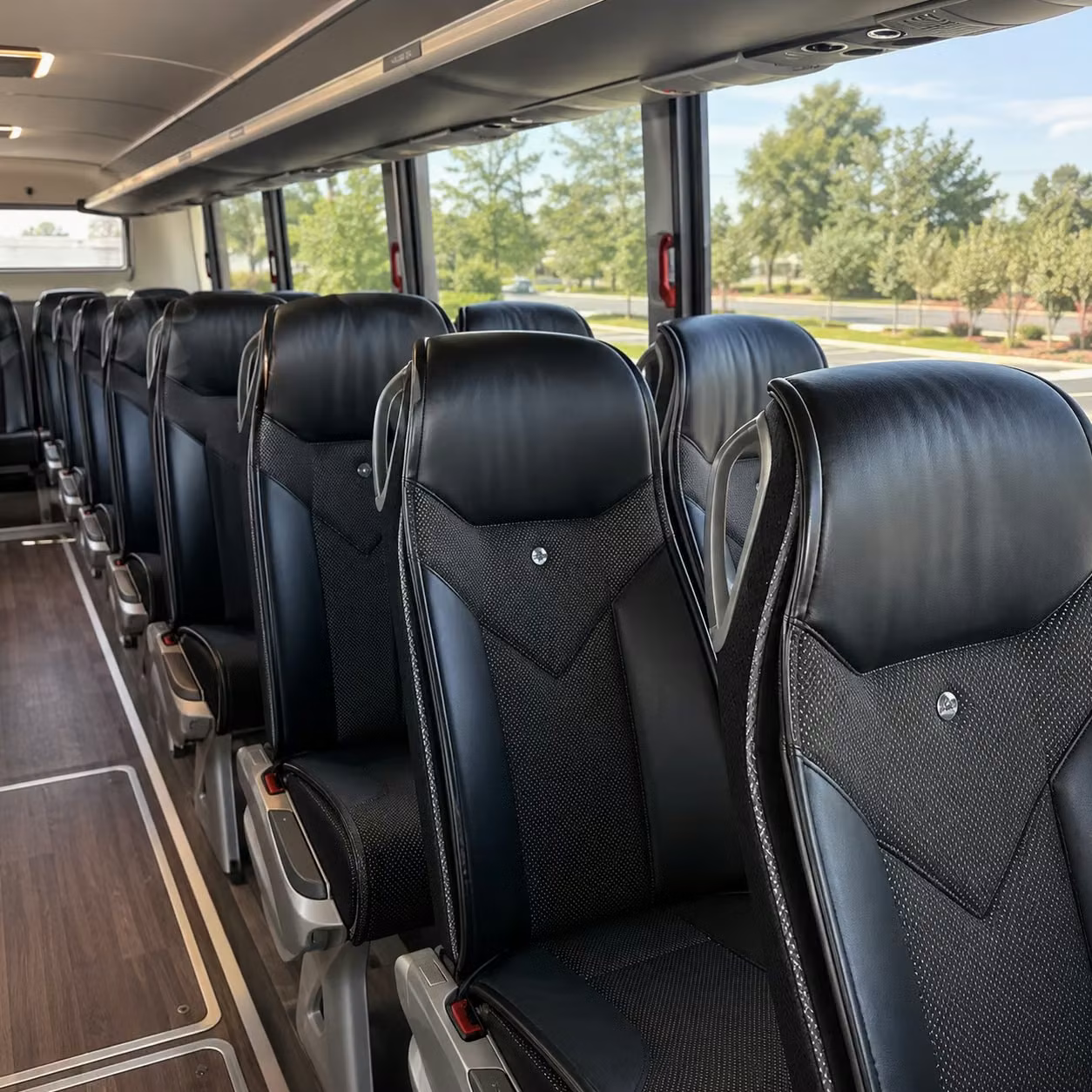 summerville charter bus interior